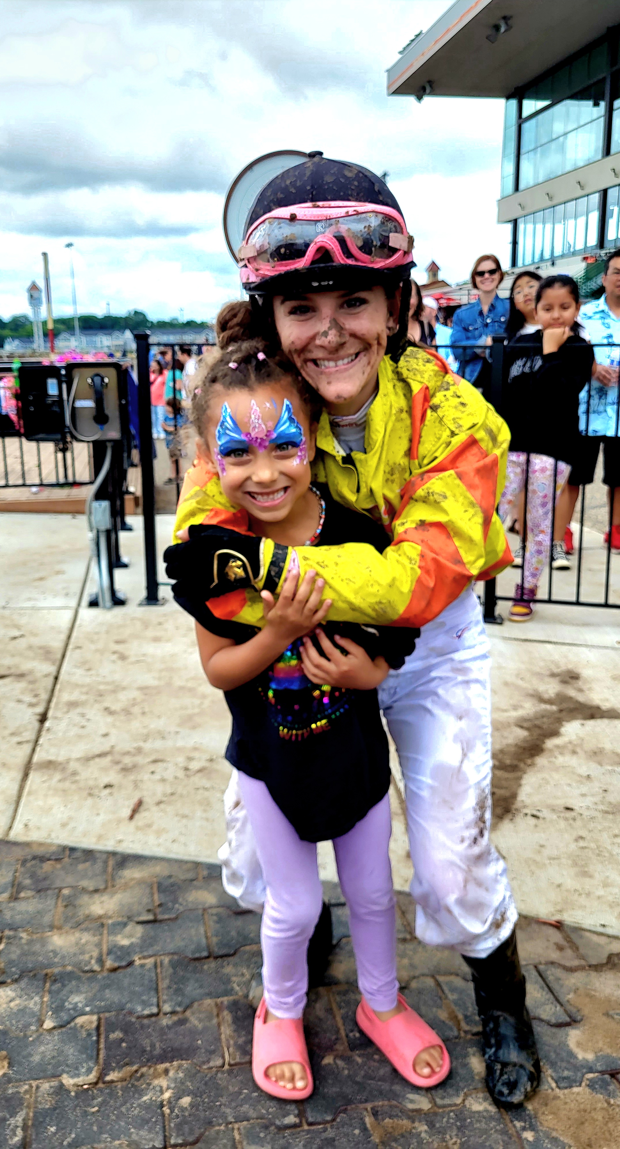 "Winning" (Canterbury Park, Shakopee, MN - June 25, 2023), photograph by Heather Andreasen