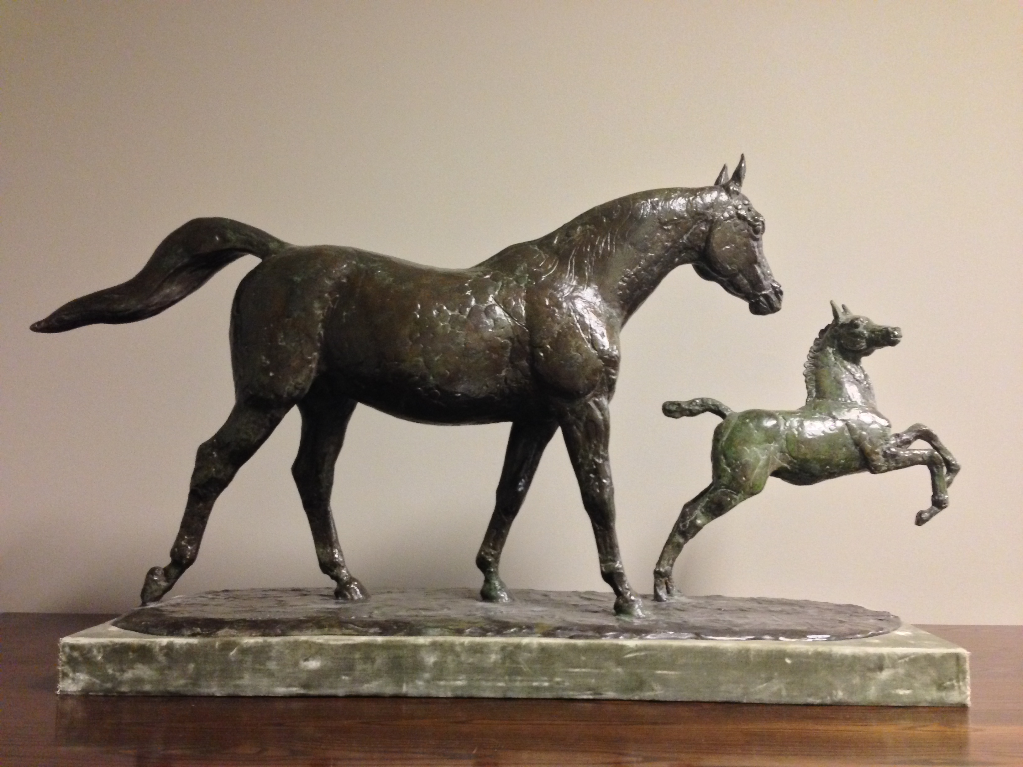 1993.4: Mare and Foal by Herbert Haseltine (1877-1962), Bronze, 1948, Gift: Paul Mellon