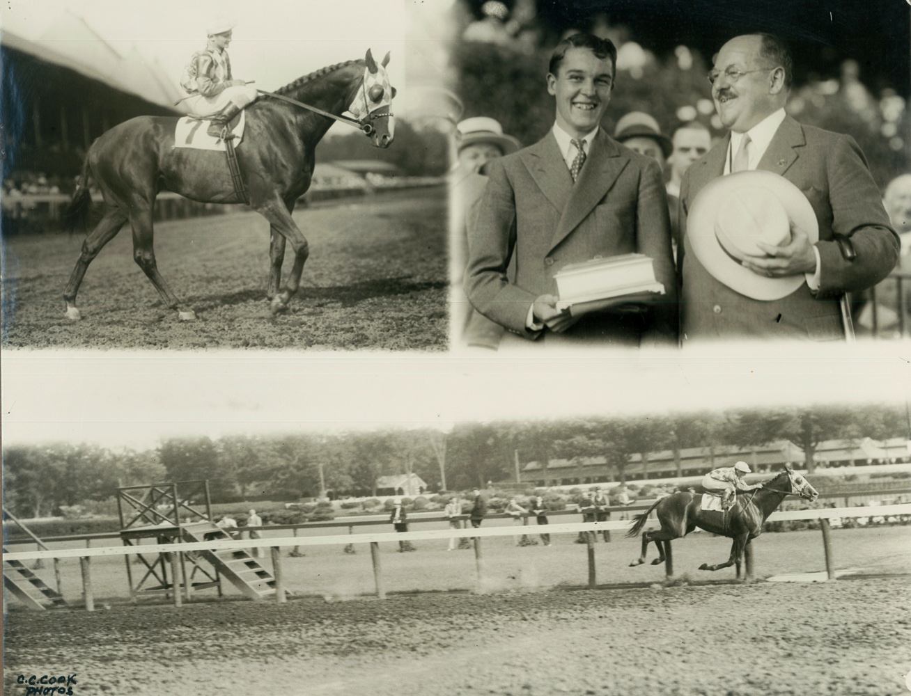 Win composite, 1934 Whitney, won by Discovery with Don Meade up (C.C. Cook/Museum Collection)