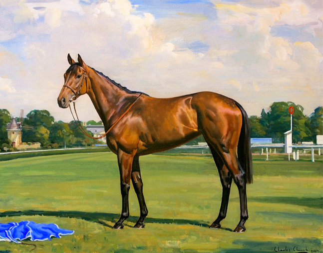 Painting of Goldikova by Charles Church