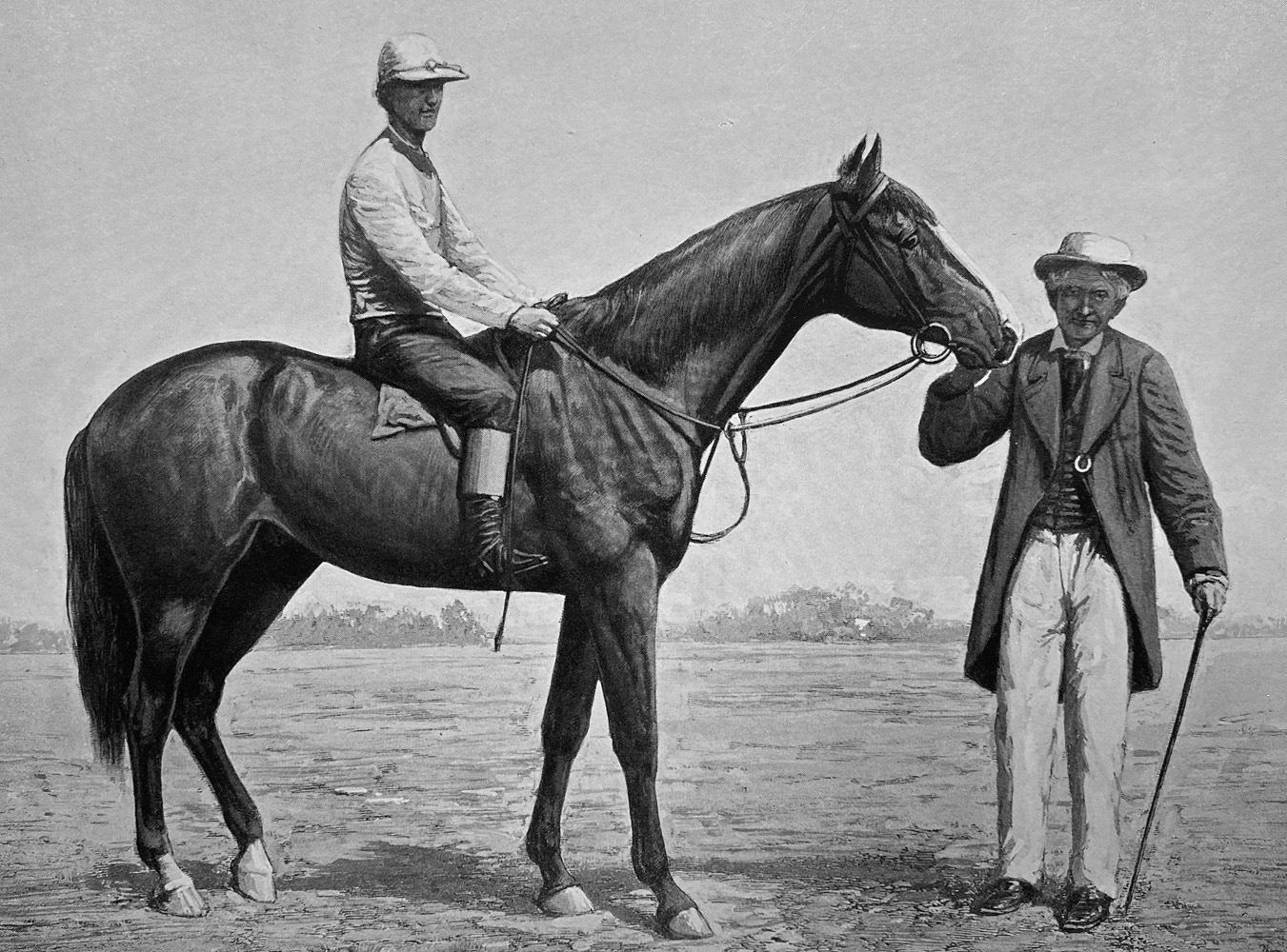 Illustration of Longfellow from "Racing in America, 1866-1921 (Museum Collection)