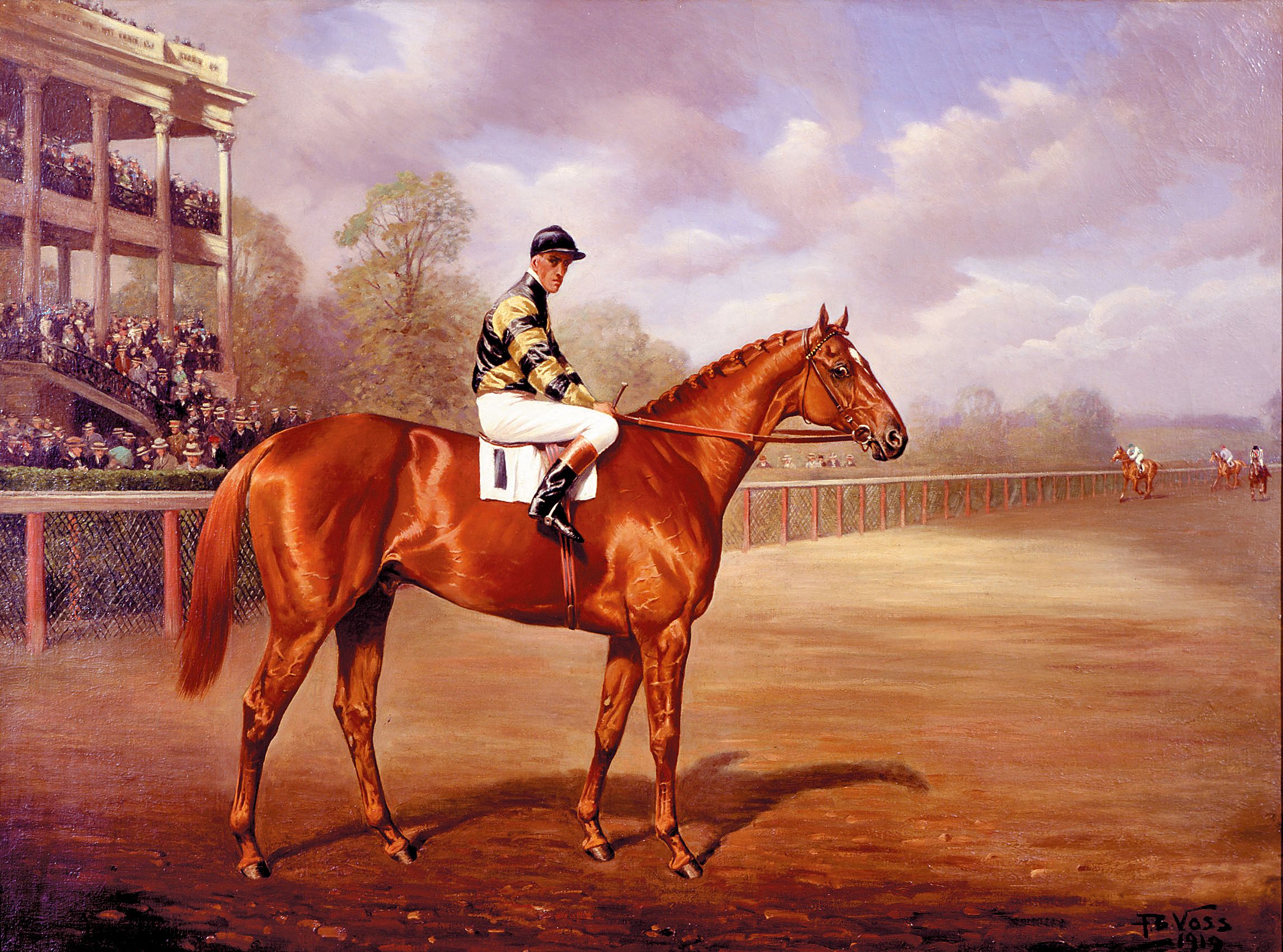 Man o' War as a 2-year-old, by Franklin Brooke Voss, 1919 (Museum Collection)