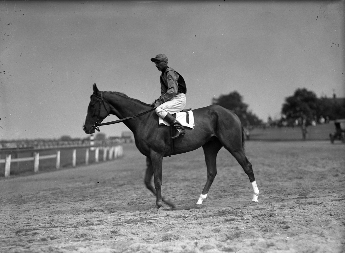 Sarazen with Earl Sande up (Keeneland Library Cook Collection)