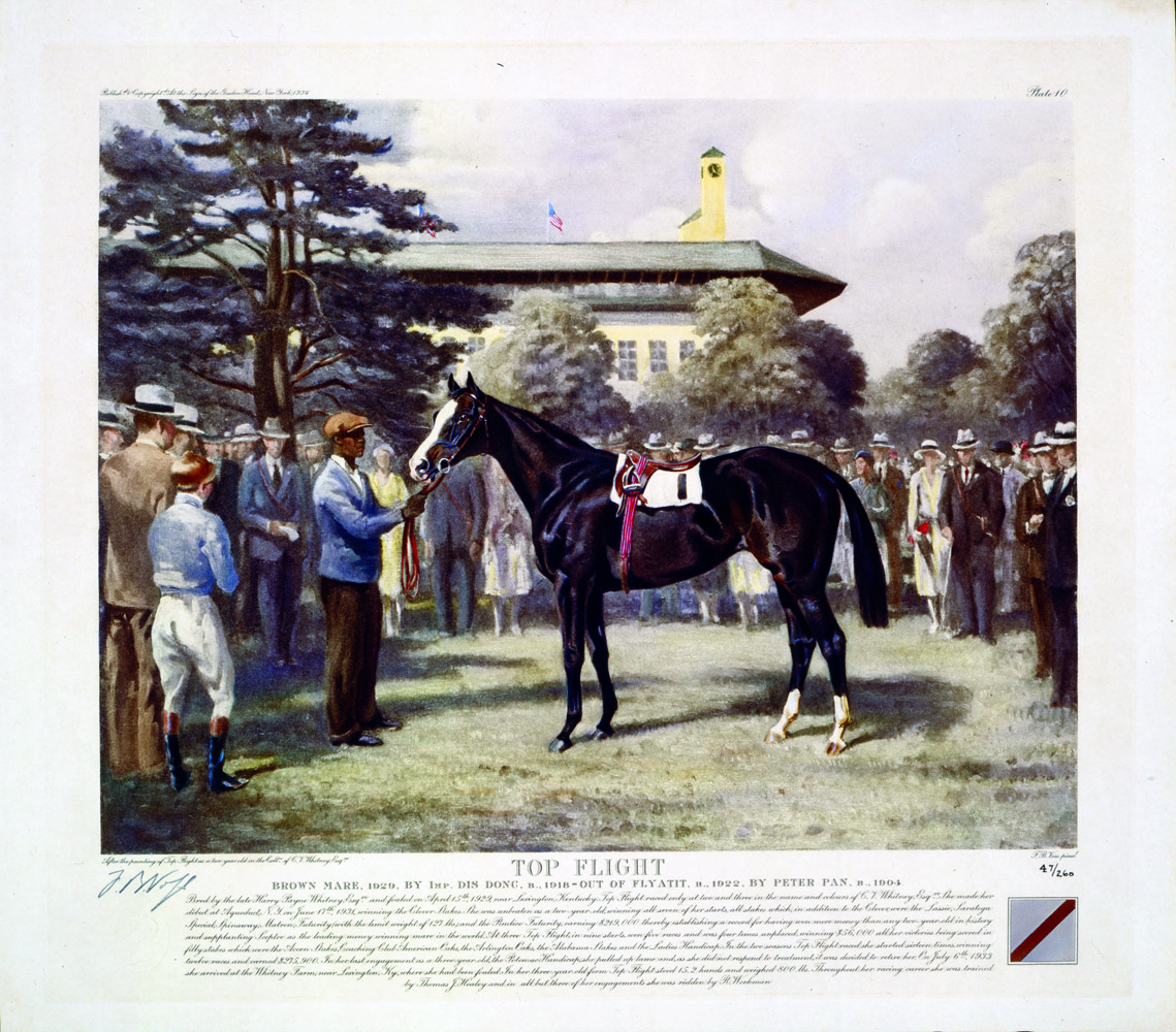 Franklin Brooke Voss print of Top Flight (Museum Collection)