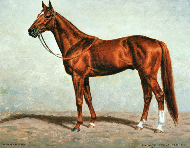 Painting of Whirlaway by Richard Stone Reeves