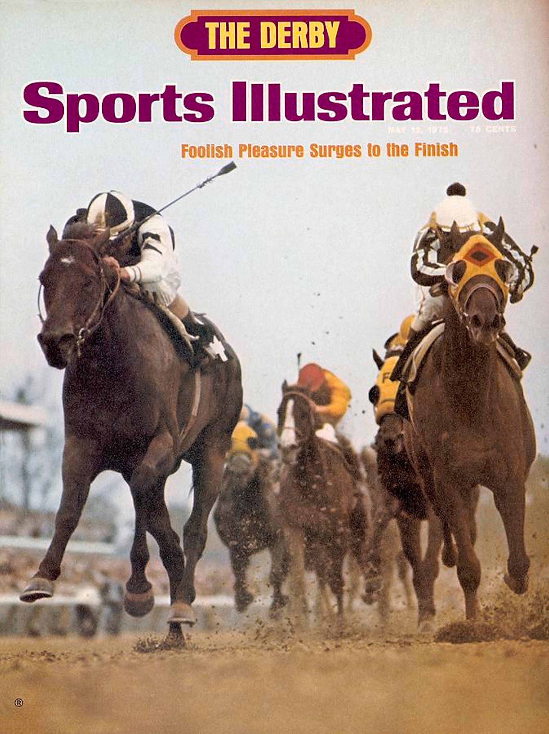 Jacinto Vasquez and Foolish Pleasure on the cover of "Sports Illustrated" in 1975 (Sports Illustrated)