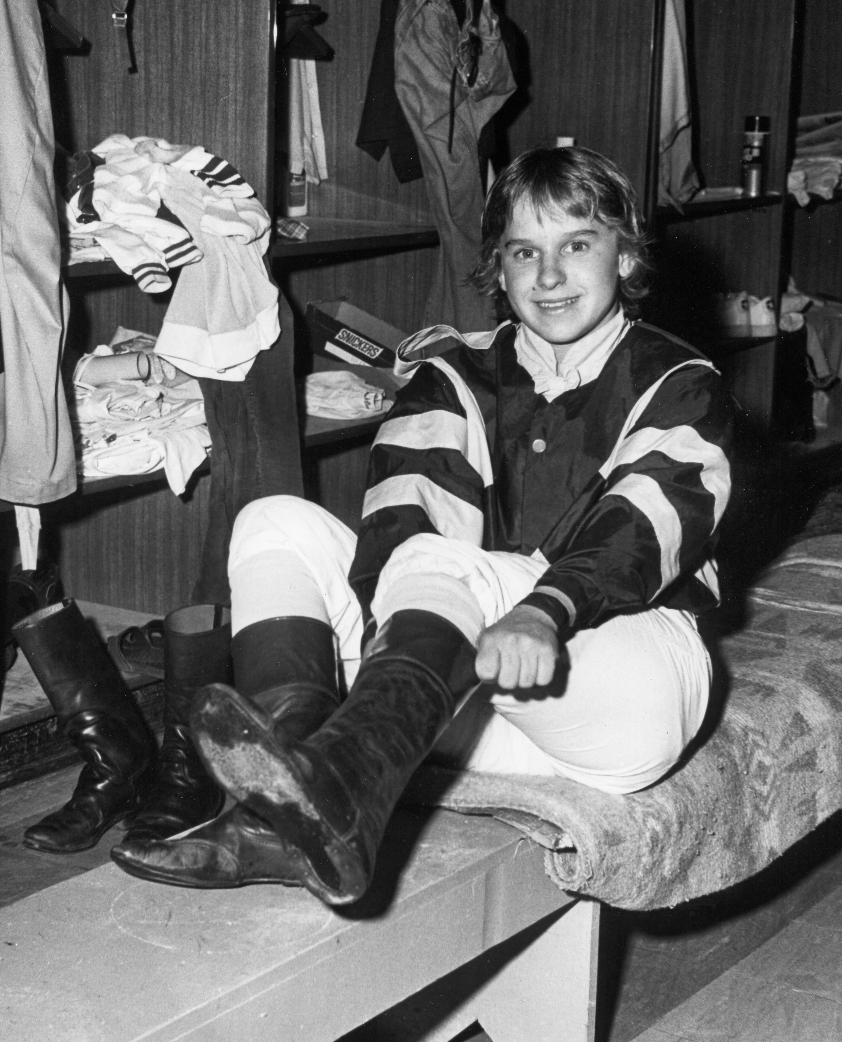 Julie Krone at Pimlico, 1981 (Maryland Jockey Club)