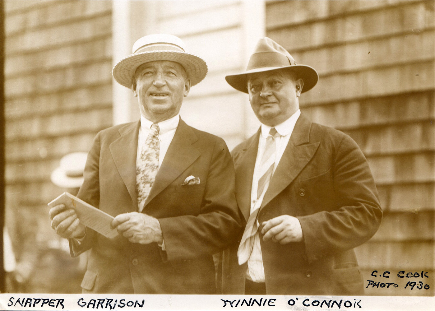 Hall of Fame jockeys Snapper Garrison and Winnie O'Connor in 1930 (C. C. Cook/Museum Collection)