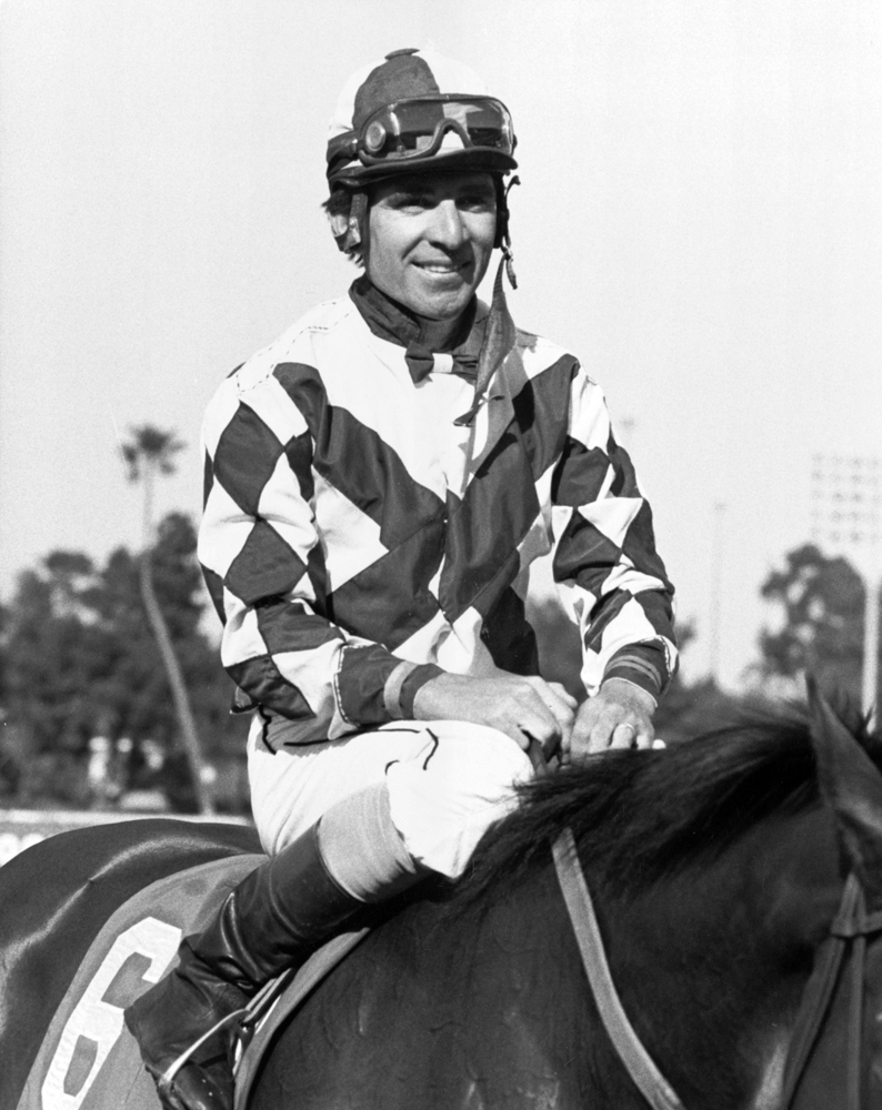 Darrel McHargue at Hollywood Park, May 1987 (Keeneland Library Thoroughbred Times Collection)