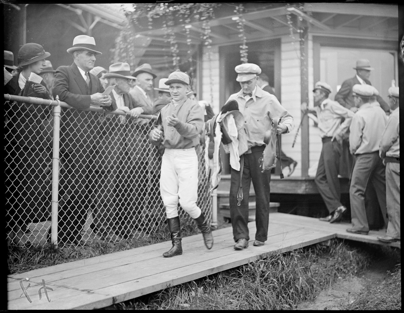 Jack Westrope at Rockingham, September 1933 (Courtesy of the Boston Public Library, Leslie Jones Collection)