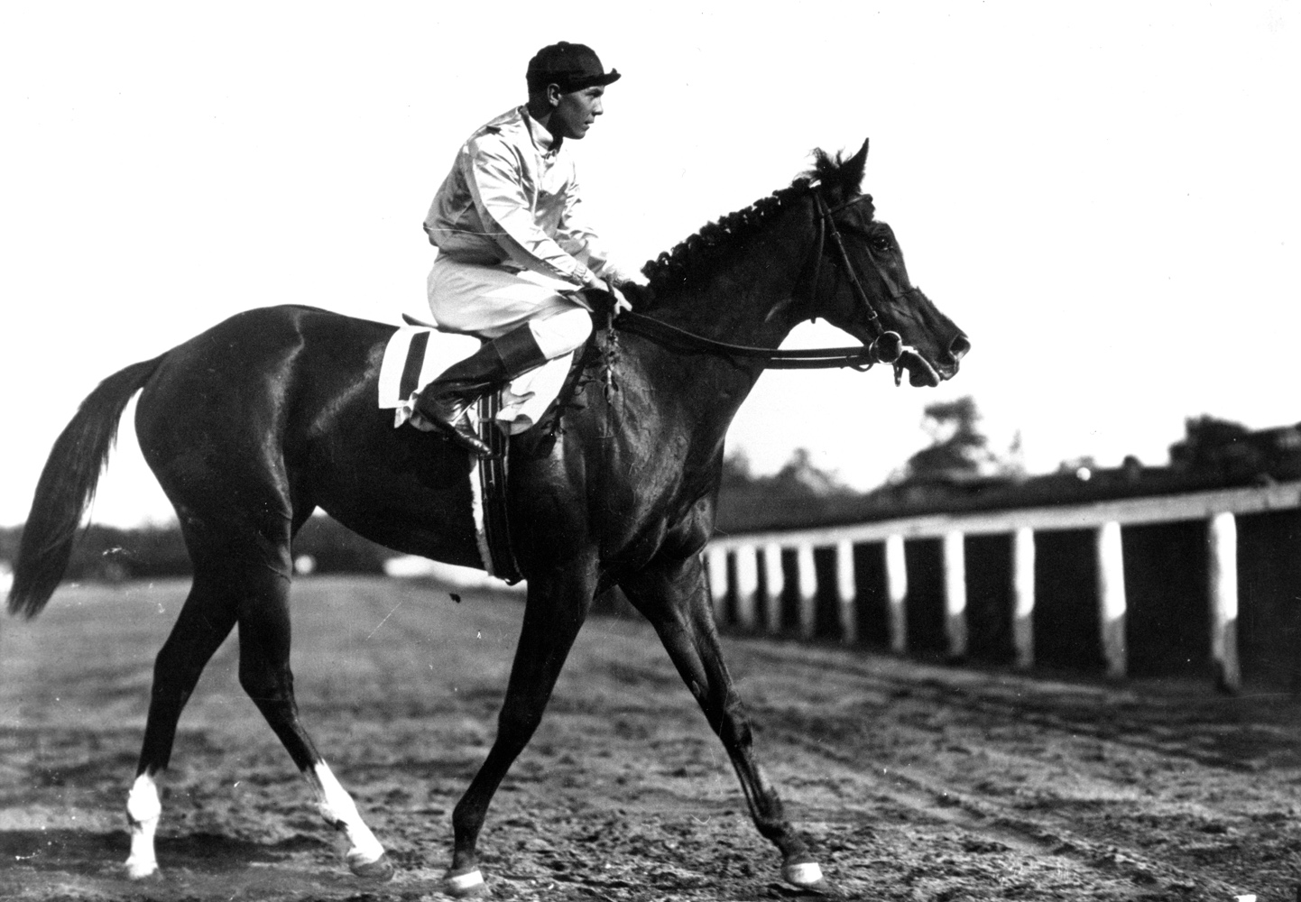 Raymond Workman and Top Flight (Keeneland Library Cook Collection/Museum Collection)