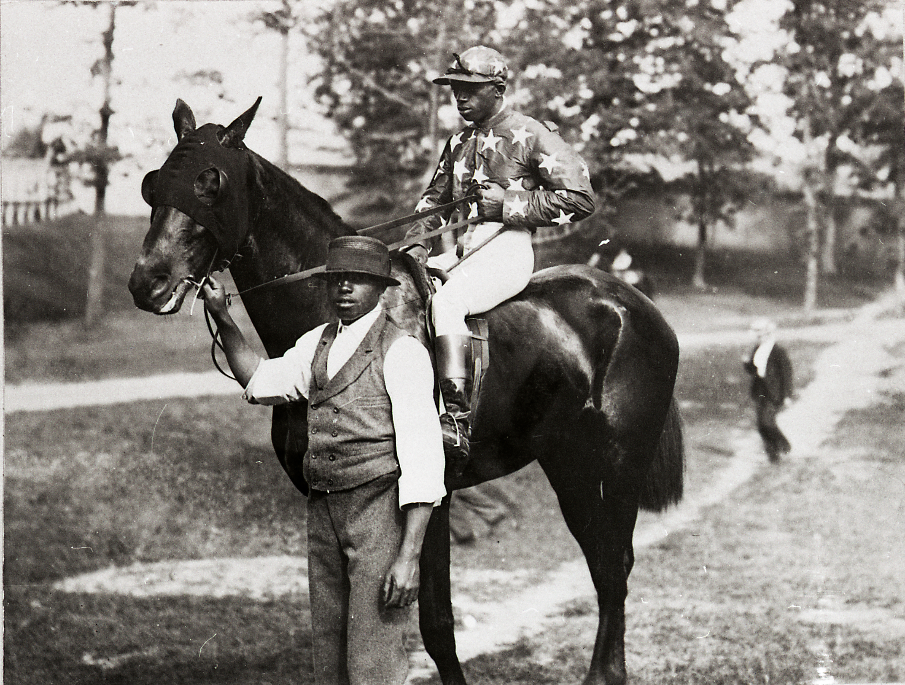 nthony Hamilton and Pickpocket in 1893 (Keeneland Library Hemment Collection)