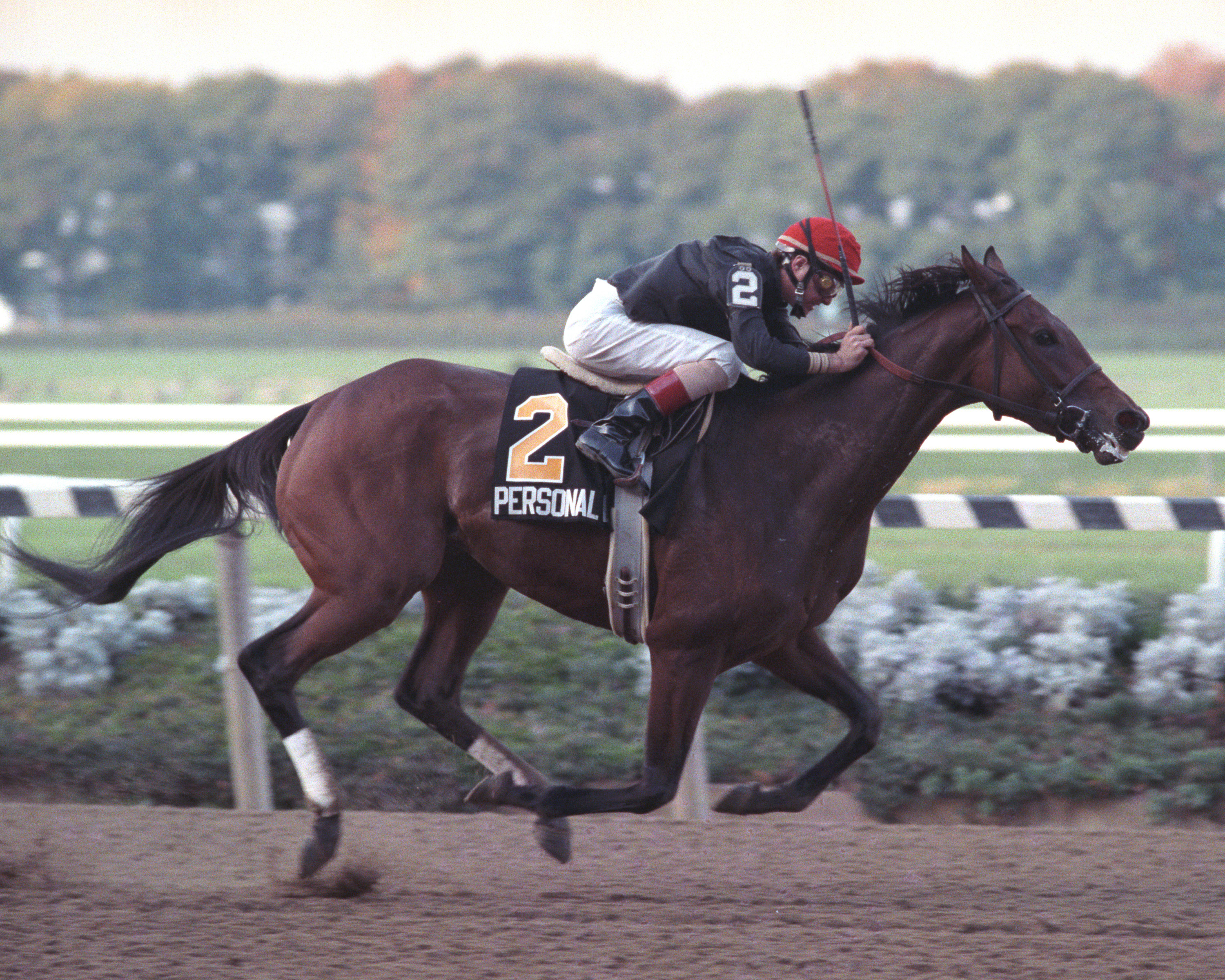 Randy P. Romero aboard Personal Ensign (NYRA)