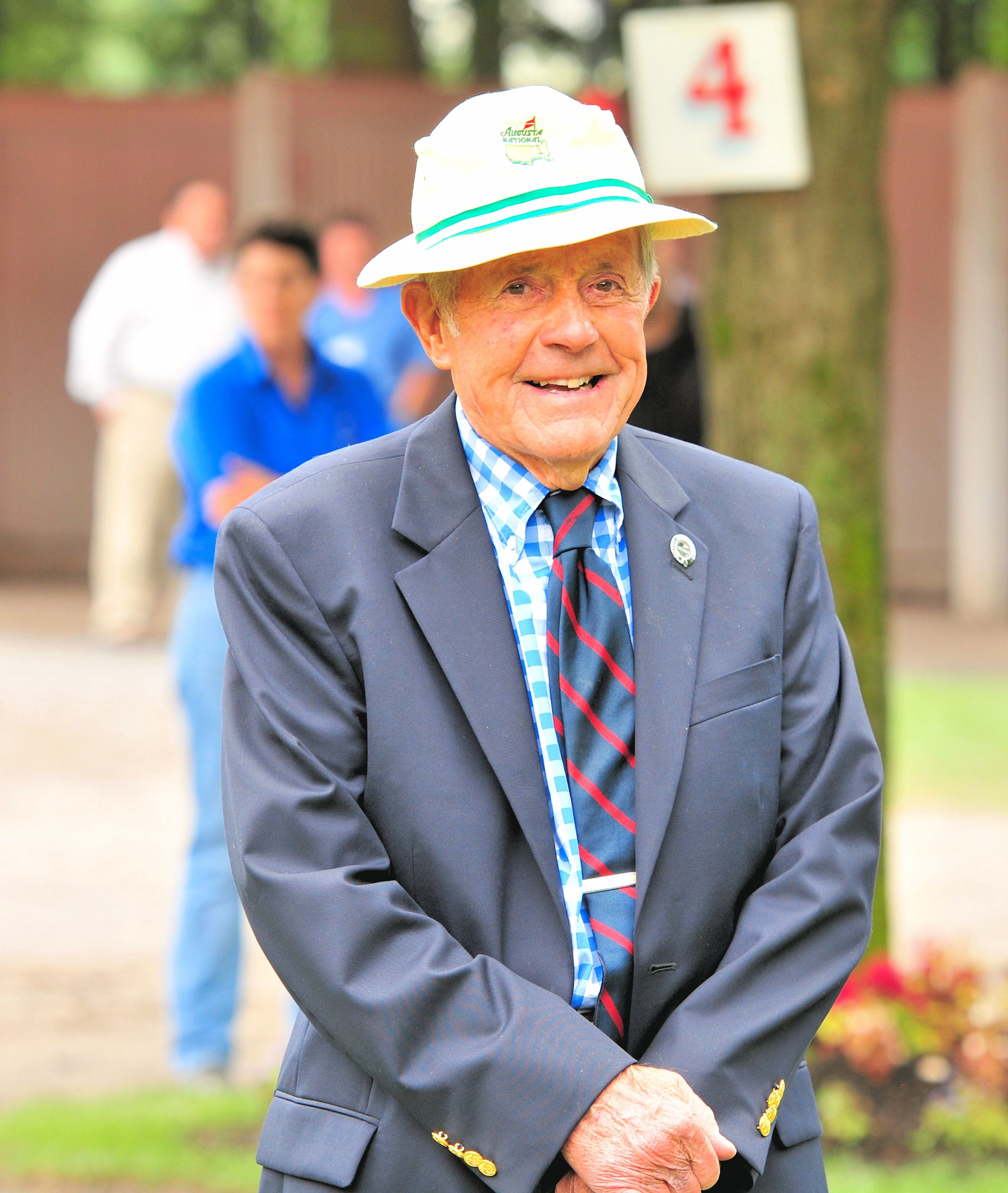Cot Cambell in the paddock at Saratoga Race Course, September 2013 (Brien Bouyea)