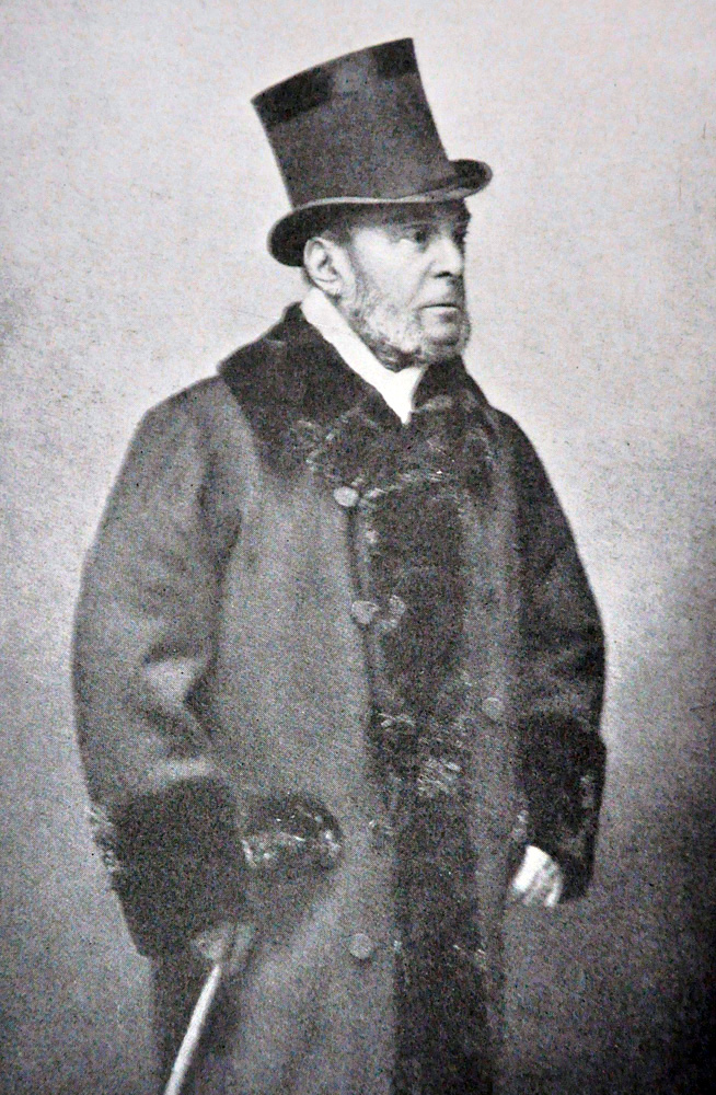 Photograph of August Belmont I from "The American Turf" (Museum Collection)