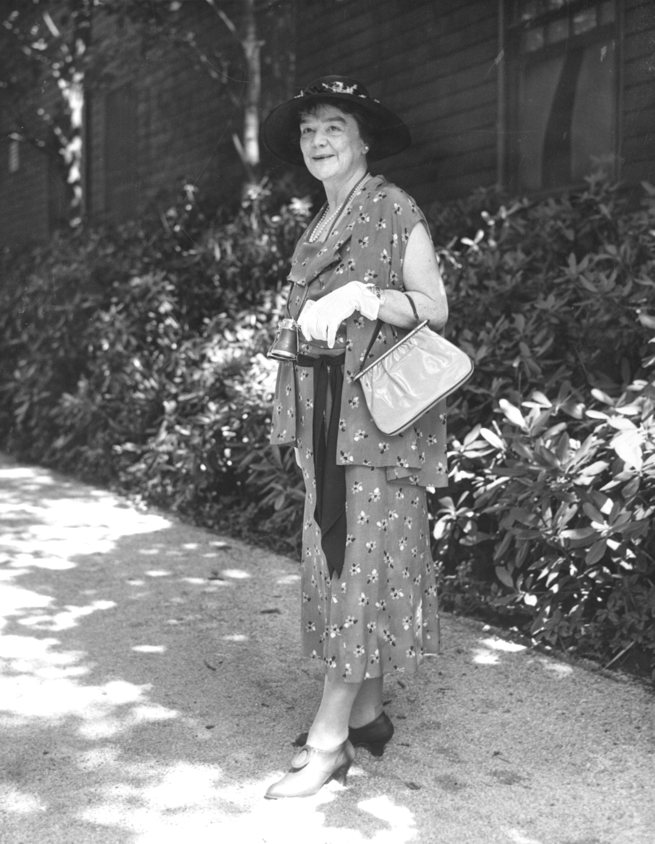 Helen Hay Whitney at Belmont, 1933 (Keeneland Library Morgan Collection)