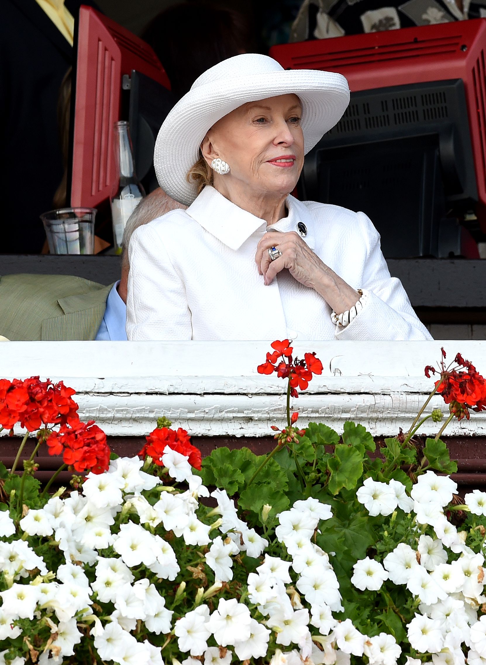 Marylou Whitney at Saratoga, 2014 (NYRA)