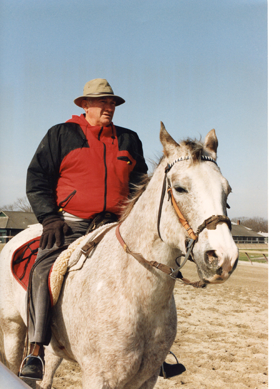 Allen Jerkens at Belmont Park (Barbara Ann Giove Coletta/Museum Collection)