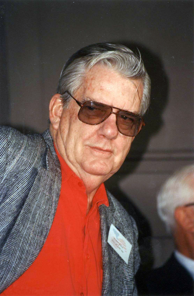 J. Elliott Burch at Hall of Fame Day, August 1990 (Barbara D. Livingston/Museum Collection)