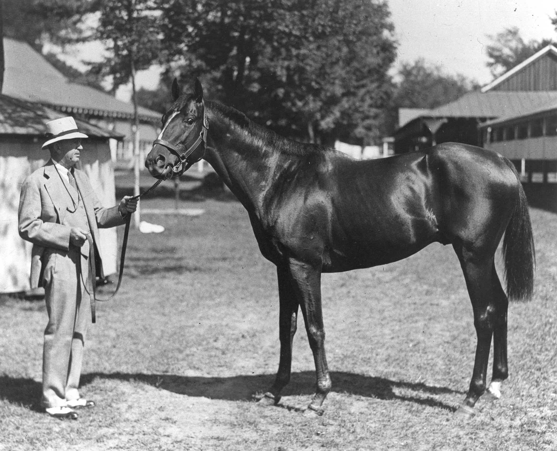 Thomas J. Healey and Equipoise at Saratoga (Keeneland Library Cook Collection/Museum Collection)
