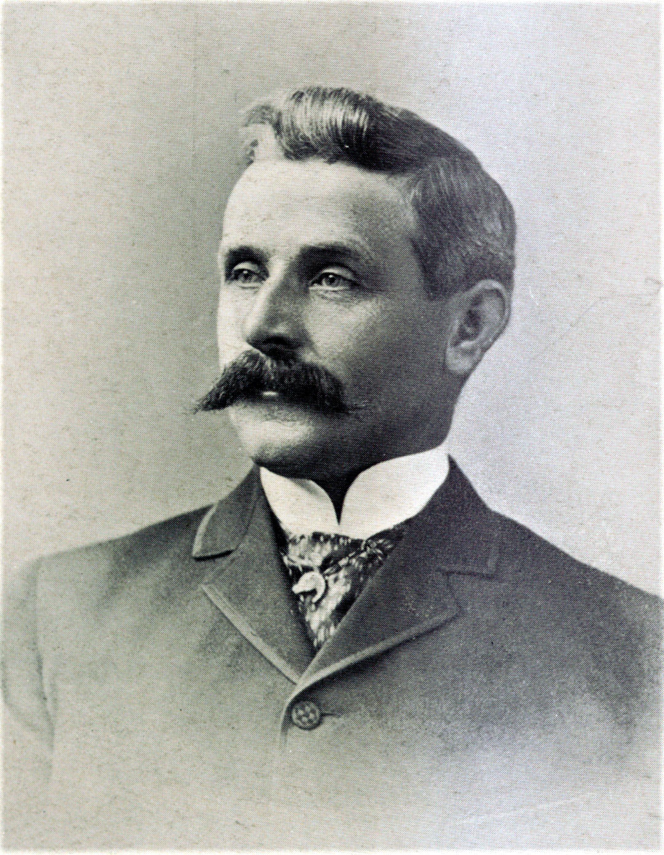 Photograph of trainer Frank McCabe from The American Turf (Keeneland Library Collection)