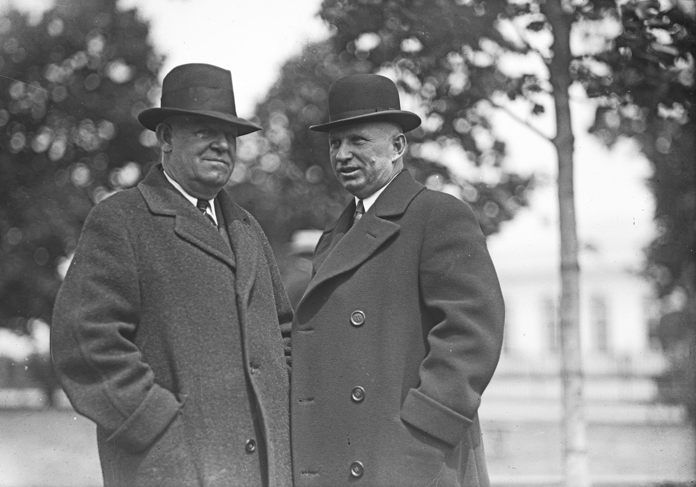 Robert A. Smith and Howard Oots in an undated photograph (Keeneland Library Cook Collection)
