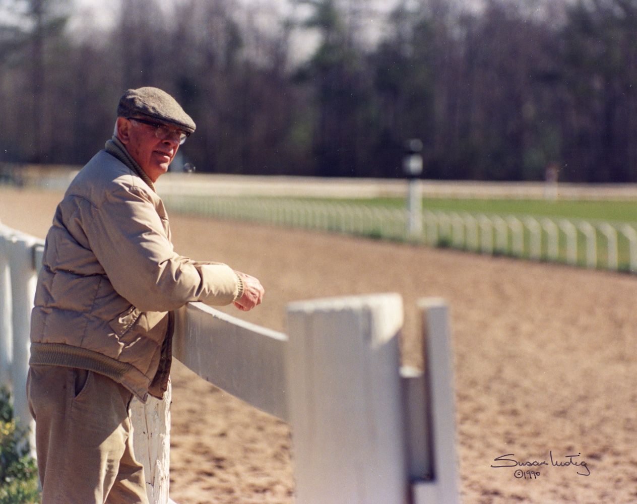 Frank Whiteley, Jr. at the Camden Training Center, March 1990 (Susan Lustig/Museum Collection)