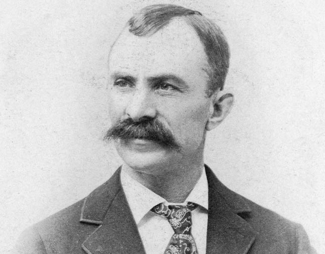 Photograph of trainer William Lakeland from The American Turf (Keeneland Library)