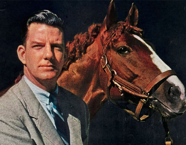 Elliott Burch and Sword Dancer on the cover of "Sports Illustrated" in 1960 (Sports Illustrated)